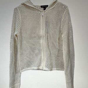 Urban Heritage White Hooded Cardigan M 🆕